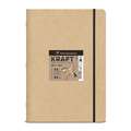 Clairefontaine | KRAFT schetsboek — geniet, DIN A4, 21 cm x 29,7 cm, schetsboek, 115 g/m²