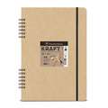 Clairefontaine | KRAFT schetsboek — dubbel gespiraleerd, DIN A4, 21 cm x 29,7 cm, schetsboek, 115 g/m²
