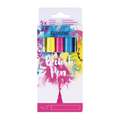 Talens ECOLINE® Brush Pen Marker, sets, 5 kleuren — primair, set