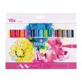 Talens | ECOLINE® Brush Pen Marker — sets, 15 kleuren — assorti, set