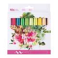 Talens | ECOLINE® Brush Pen Marker — 10-sets, 10 kleuren — botanisch, set met 10 markers