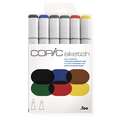 COPIC® | sketch marker — 6-sets, 6 kleuren — Bold primaries, set