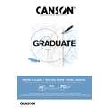 CANSON® | GRADUATE TRACING PAPER papierblok, DIN A3, 29,7 cm x 42 cm, satiné, 70 g/m², blok (eenzijdig gelijmd)
