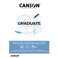 CANSON® | GRADUATE TRACING PAPER papierblok, DIN A4, 21 cm x 29,7 cm, satiné, 70 g/m², blok (eenzijdig gelijmd)