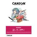 CANSON® | GRADUATE MANGA papierblok, DIN A3, 29,7 cm x 42 cm, glad, 200 g/m², blok (eenzijdig gelijmd)