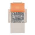 GIUSTO MANETTI | Slagmetaal ○ 14 cm x 14 cm — losse velletjes & op transfer, aluminium — 25 losse velletjes, 14 cm x 14 cm, pak van 25 stuks, 25 losse velletjes