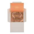 GIUSTO MANETTI | Slagmetaal ○ 14 cm x 14 cm — losse velletjes & op transfer, koper n° 0 — 25 losse velletjes, 14 cm x 14 cm, pak van 25 stuks, 25 losse velletjes