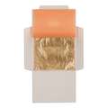 GIUSTO MANETTI | Slagmetaal ○ 14 cm x 14 cm — losse velletjes & op transfer, imitatiegoud n° 2 — 25 losse velletjes, 14 cm x 14 cm, pak van 25 stuks, 25 losse velletjes