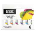 Liquitex® | PROFESSIONAL HEAVY BODY ACRYLIC™ acrylverf — sets, 6 kleuren — Vibrant, set, 1. Tube 22 ml
