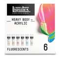 Liquitex® | PROFESSIONAL HEAVY BODY ACRYLIC™ acrylverf — sets, 6 kleuren — Fluorescents, set, 2. Tube 59 ml