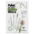 Clairefontaine | Paint ON Misca multi-papier, DIN A2, 42 cm x 59,4 cm, ruw, 250 g/m², 1. Blok (kopsgelijmd) met 15 vel
