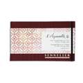 SENNELIER | l'Aquarelle aquarelboekje — handgemaakt, 13 cm x 21 cm, 300 g/m², 1 stuk, 2. Carnet de voyage — bordeauxrode kaft