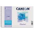 CANSON® | Montval® aquarelpapier ○ grain nuage — 270 g/m², 13,5 cm x 21 cm, 270 g/m², grof