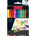 Faber-Castell | Black Edition Soft Brush viltstift — sets, 10 kleuren, set