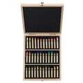 SENNELIER oliepastel-sets, Houten doos met 36 pastels, gemengd