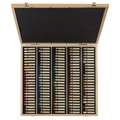 SENNELIER oliepastel-sets, Houten doos met 120 st. Compleet assortiment.