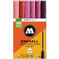 MOLOTOW™ ONE4ALL TRYOUT Set Character 127HS, Pink set