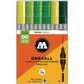 MOLOTOW™ ONE4ALL Acrylic — Twin 6-sets, Twin green