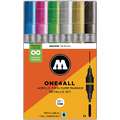 MOLOTOW™ ONE4ALL Acrylic — Twin 6-sets, Twin metallic