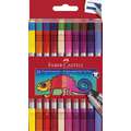 FABER-CASTELL | Viltstift ○ dubbelzijdig — sets, 20 kleuren, set