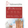 Hahnemühle Britannia aquarelblok, 17 cm x 24 cm, 300 g/m², satiné