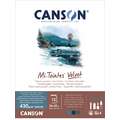 CANSON® | Mi-Teintes® Velvet pastelblok, 24 cm x 32 cm, blok (eenzijdig gelijmd), 430 g/m², 24 cm x 32 cm