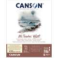 CANSON® | Mi-Teintes® Velvet pastelblok, 32 cm x 41 cm, blok (eenzijdig gelijmd), 430 g/m², 32 cm x 41 cm