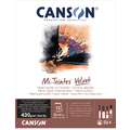 CANSON® | Mi-Teintes® Velvet pastelblok, 32 cm x 41 cm, blok (eenzijdig gelijmd), 430 g/m², 32 cm x 41 cm