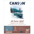 CANSON® | Mi-Teintes® Velvet pastelblok, 32 cm x 41 cm, blok (eenzijdig gelijmd), 430 g/m², 32 cm x 41 cm
