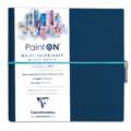 Genaaid schetsboekje Paint On Clairefontaine, 19 cm x 19 cm, 19 x 19 cm