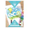 Clairefontaine | eco Recycled White Paper pads — A4, DIN A4, 21 cm x 29,7 cm, 210 g/m², blok (eenzijdig gelijmd) 25 vellen