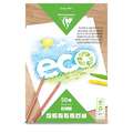 Clairefontaine | eco Recycled White Paper pads — A4, DIN A4, 21 cm x 29,7 cm, 120 g/m², blok (eenzijdig gelijmd) 50 vellen