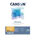CANSON® | Montval® aquarelpapier ○ grain fin — 300 g/m², DIN A3, 29,7 cm x 42 cm, 300 g/m², fijn, 2.1  Blok met 30 vel — aan één korte zijde verlijmd