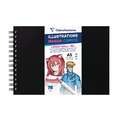 Clairefontaine | Illustrations Manga Comics book, (A5) 14,8 cm x 21 cm, 100 g/m², 1 stuk, blok, spiraalgebonden