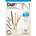Cray’On Clairefontaine, DIN A2, 42 cm x 59,4 cm, A2 - 42 x 59,4 cm - 120g/m² - blok van 50 vellen, 120 g/m², blok (eenzijdig gelijmd)