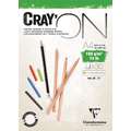 Cray’On Clairefontaine, DIN A4, 21 cm x 29,7 cm, A4 - 21 x 29,7 cm - 160g/m² - blok van 30 vellen, 160 g/m², blok (eenzijdig gelijmd)