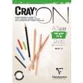 Cray’On Clairefontaine, DIN A3, 29,7 cm x 42 cm, A3 - 29,7 x 42 cm - 160g/m² - blok van 30 vellen, 160 g/m², blok (eenzijdig gelijmd)