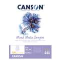 CANSON® Aquareblok Imagine, fine korrel, A2, 200 g/m², blok (eenzijdig gelijmd)