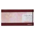 SENNELIER | l'Aquarelle aquarelboekje — handgemaakt, 20 cm x 40 cm, 300 g/m², 1 stuk, 2. Carnet de voyage — bordeauxrode kaft