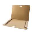 Tekenmap ○ naturel karton — met handvat, 510 mm x 435 mm x 18 mm — voor B3 formaat, 2. Geschikt voor DIN B formaten