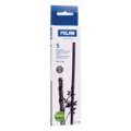 MILAN® | Houtskool ○ elzenhout ○ rond — sets, 5 staafjes — Ø 3-5 mm, pak van 5 stuks, 1. Ø 3-5 mm — lengte: 15 cm