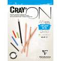 Cray’On Clairefontaine, DIN A5, 14,8 cm x 21 cm, A5 - 14,8 x 21 cm - 120g/m² - blok van 50 vellen, 120 g/m², blok (eenzijdig gelijmd)