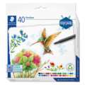 STAEDTLER® Triplus Fineliner, set, 0,3 mm, punt met metalen fitting