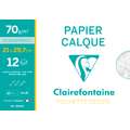 Clairefontaine Kalkpapier 70-75 gr/m², DIN A4, 21 cm x 29,7 cm, 12 vel, A4, 70/75 g/m²