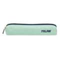 MILAN® | Mini-etui 430 ○ enkelvaks — polyester, buiten: mintgroen — binnen: marineblauw, 1 stuk