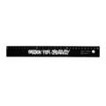 KUM® | Black Rulers — 80% recycled plastic, 30 cm