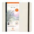 Clairefontaine | FONTAINE aquarelboekje, 21 cm x 21 cm, 300 g/m², Harde band / Hardcover, 3. Met 12 postkaarten