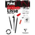 Clairefontaine | Paint ON Lisse — multi-papier, DIN A6, 10,5 cm x 14,8 cm, 250 g/m²