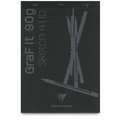 Clairefontaine | GraF It schetsblok, kaft — zwart, DIN A6, 10,5 cm x 14,8 cm, 90 g/m², 6. Kaft — zwart