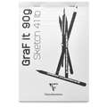Clairefontaine | GraF It schetsblok, kaft — wit, DIN A5, 14,8 cm x 21 cm, 90 g/m², 2. Kaft — wit